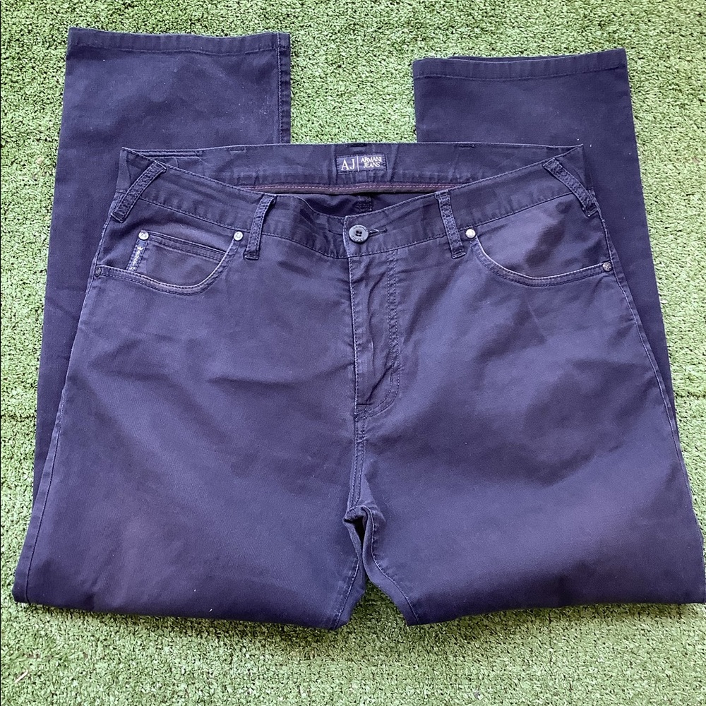 Armani Jeans Blue Comfort Fit Mens 34 (37 x 28)